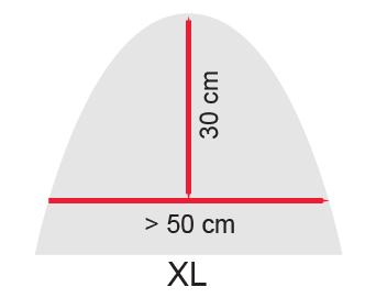 nose protector unifiber Universal Eva pena samolepici XL